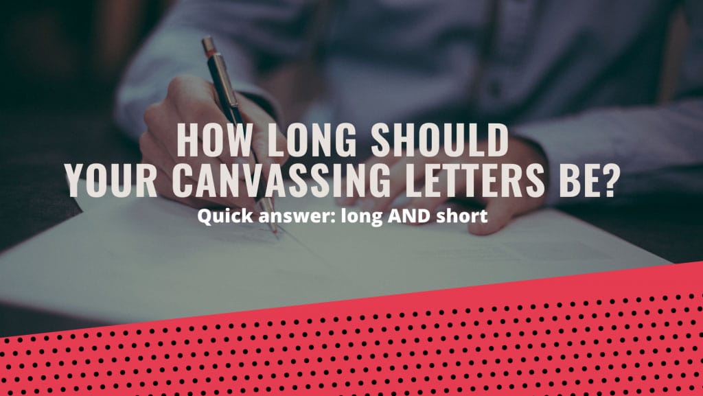 estate agent blog how long should your canvassing letters be